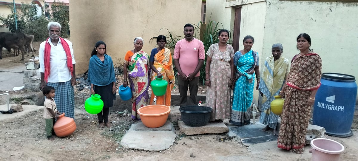 ಹಾರೋಹಳ್ಳಿ: ಟಿ.ಹೊಸಹಳ್ಳಿಯಲ್ಲಿ ಕುಡಿವ ನೀರಿಗೆ ಹಾಹಾಕಾರ