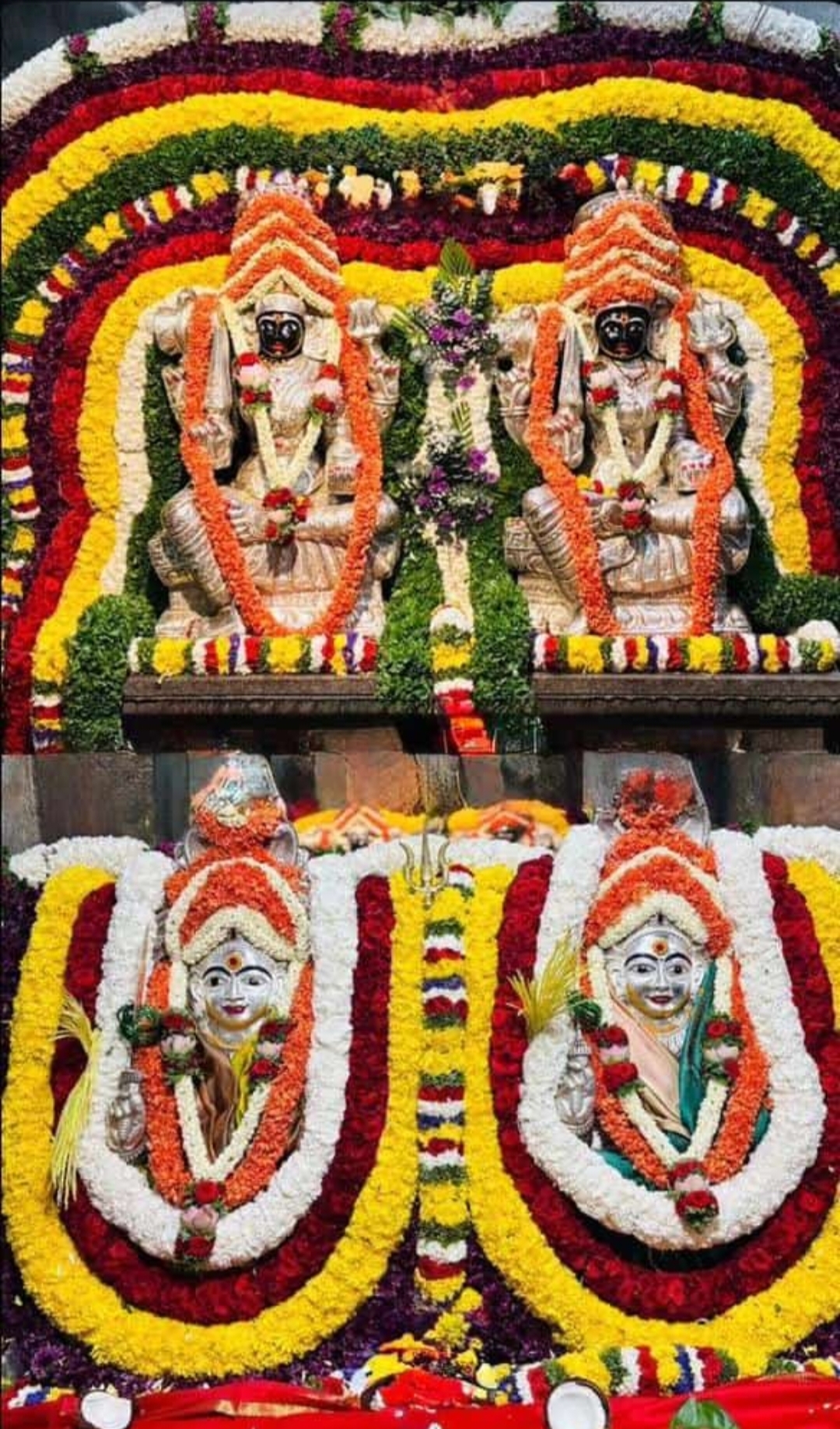 ಹುಸ್ಕೂರು ಮದ್ದೂರಮ್ಮ ದೇವಿಯ ಅಲಂಕೃತ ಮೂರ್ತಿ
