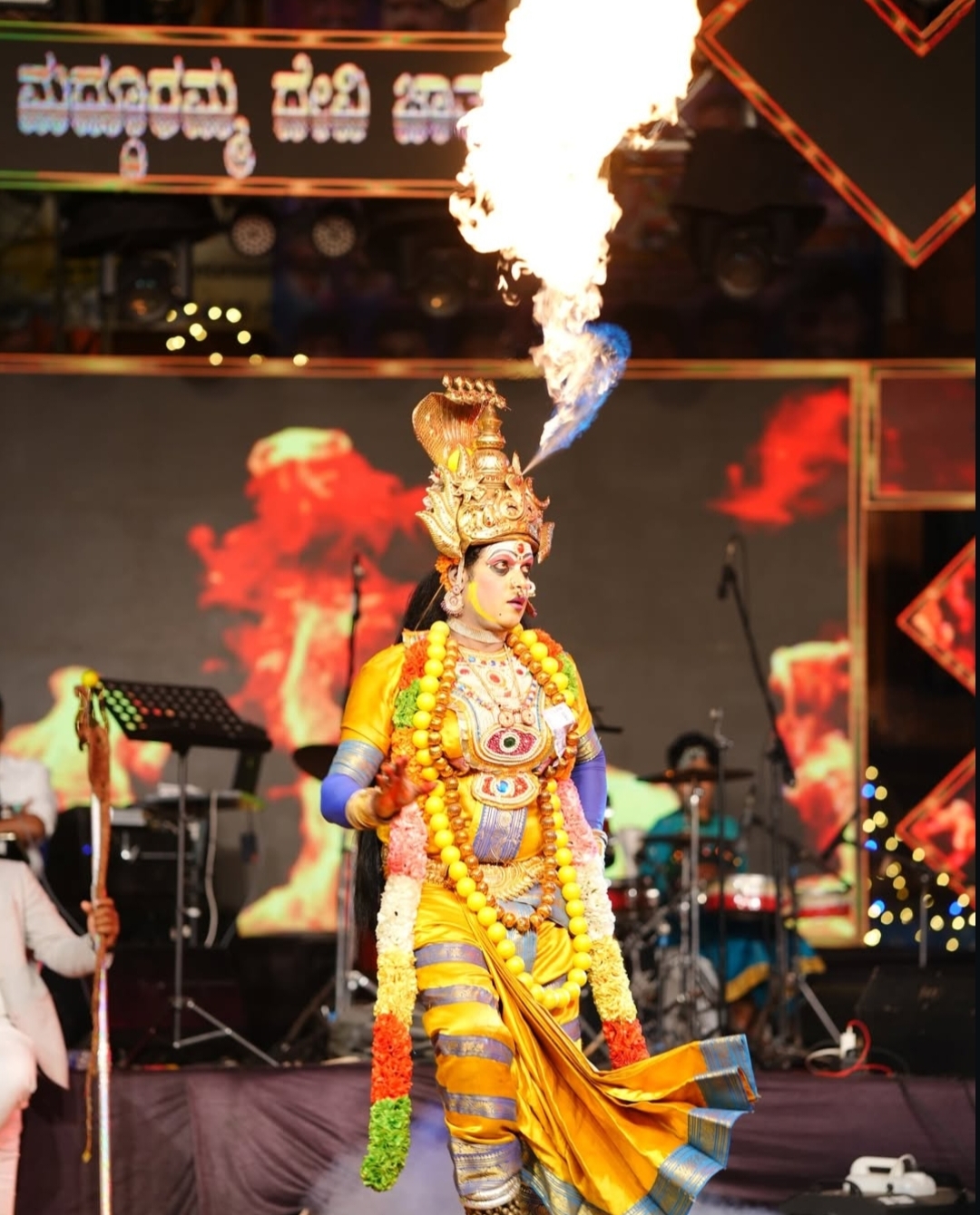 ದೊಡ್ಡನಾಗಮಂಗಲದಲ್ಲಿ ಆಯೋಜಿಸಿದ್ದ ಸಾಂಸ್ಕೃತಿಕ ಕಾರ್ಯಕ್ರಮದ ಆಕರ್ಷಕ ನೋಟ