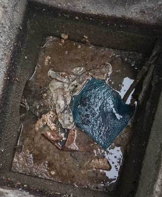 ಒಳಚರಂಡಿ ಕಟ್ಟಿಕೊಳ್ಳಲು ಕಾರಣ ಆಗುತ್ತಿರುವ ಬಟ್ಟೆಗಳು