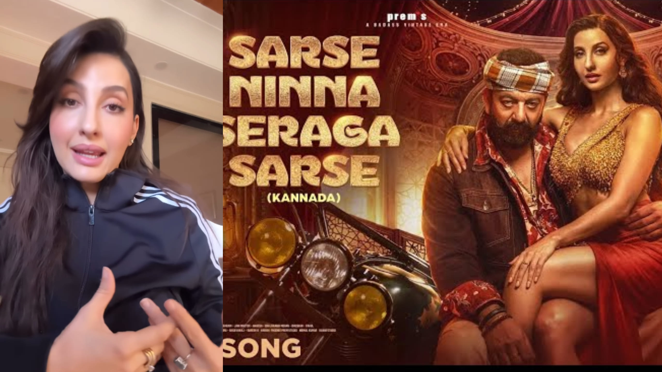 ಕೆಡಿ ಚಿತ್ರದ ‘ಸೆರಗಾ ಸರ್ಸೆ’ ಹಾಡಿನ ವಿವಾದ: ನೋರಾ ಫತೇಹಿ ಮೊದಲ ಪ್ರತಿಕ್ರಿಯೆ