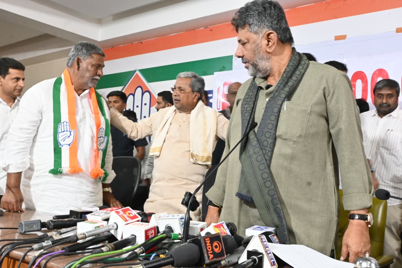 ದಾವಣಗೆರೆ ದಕ್ಷಿಣ ಉಪಚುನಾವಣೆ: ಕಾಂಗ್ರೆಸ್‌ ಅಭ್ಯರ್ಥಿ ಸಮರ್ಥ್‌ಗೆ ಸಾದಿಕ್‌ ಬೆಂಬಲ