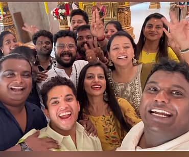 ಕಾರುಣ್ಯಾ– ಮಂಜು ವಿವಾಹಕ್ಕೆ ‘ಗಿಚ್ಚಿ ಗಿಲಿ ಗಿಲಿ’ ಸ್ಪರ್ಧಿಗಳು ಆಗಮಿಸಿ ಶುಭಕೋರಿದ್ದಾರೆ.