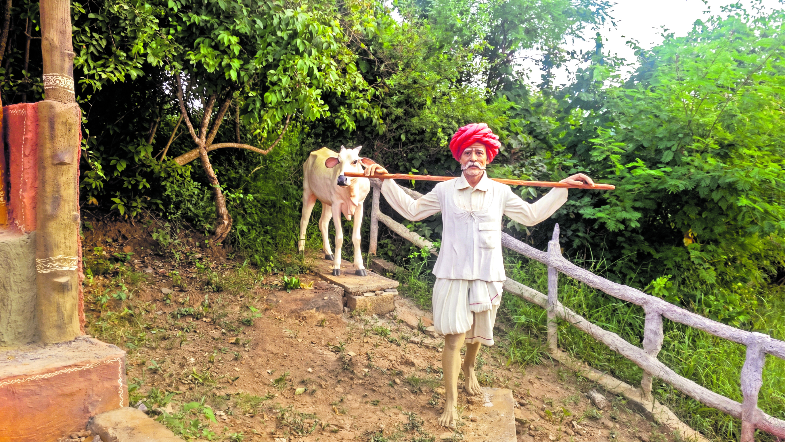 ರೈತನ ಕಲಾಕೃತಿ