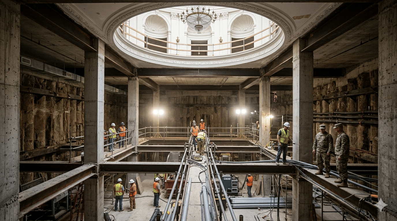 ಶ್ವೇತಭವನದಲ್ಲಿ ಪರಮಾಣು ದಾಳಿಗೂ ಬಗ್ಗದ ಭೂಗತ ಸಂಕೀರ್ಣ: ಏನಿದು ‘ಬಾಲ್ ರೂಮ್’ ?