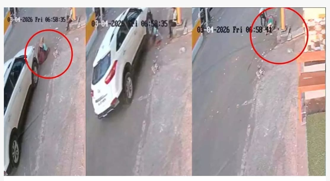 ಭಾಲ್ಕಿ: ಕಸ ಗುಡಿಸುತ್ತಿದ್ದ ಮಹಿಳೆ ಮೇಲೆ ಹರಿದ ಪೊಲೀಸ್ ಕಾನ್‌ಸ್ಟೆಬಲ್‌ ಕಾರು