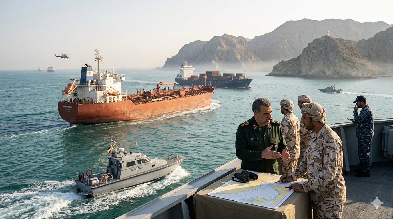 ಹೊರ್ಮುಜ್ ಜಲಸಂಧಿ ಮೇಲ್ವಿಚಾರಣೆಗೆ ಒಮಾನ್‌ನೊಂದಿಗೆ ಮಾತುಕತೆ: ಇರಾನ್ ಹೇಳಿಕೆ