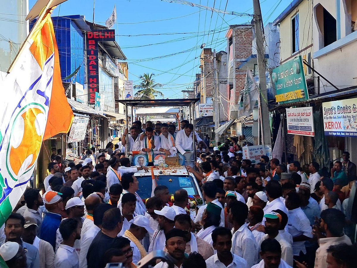 ದಾವಣಗೆರೆ ದಕ್ಷಿಣ ಉಪಚುನಾವಣೆ: ಕಾಂಗ್ರೆಸ್ ಅಭ್ಯರ್ಥಿ ಪರ ಅಜರುದ್ದೀನ್ ಮತಯಾಚನೆ