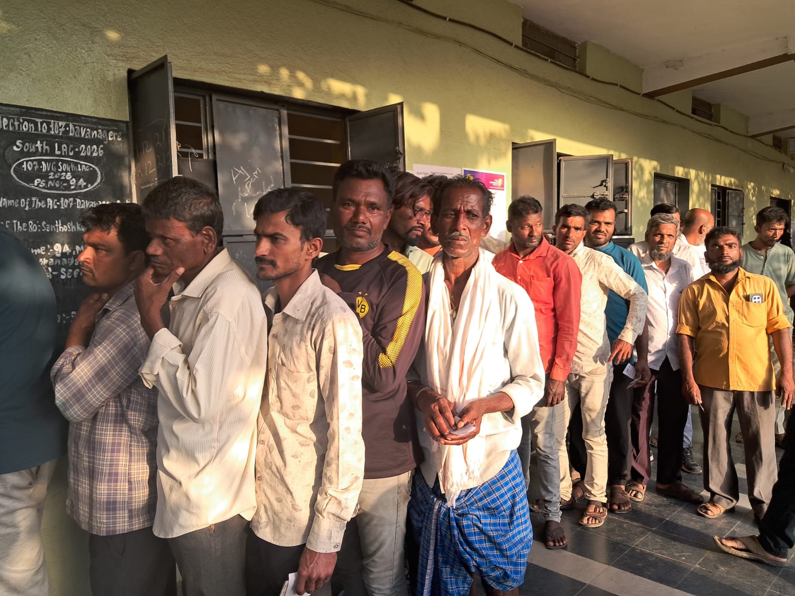ದಾವಣಗೆರೆ ದಕ್ಷಿಣ ವಿಧಾನಸಭಾ ಕ್ಷೇತ್ರ: ಶೇ 63ರಷ್ಟು ಮತದಾನ