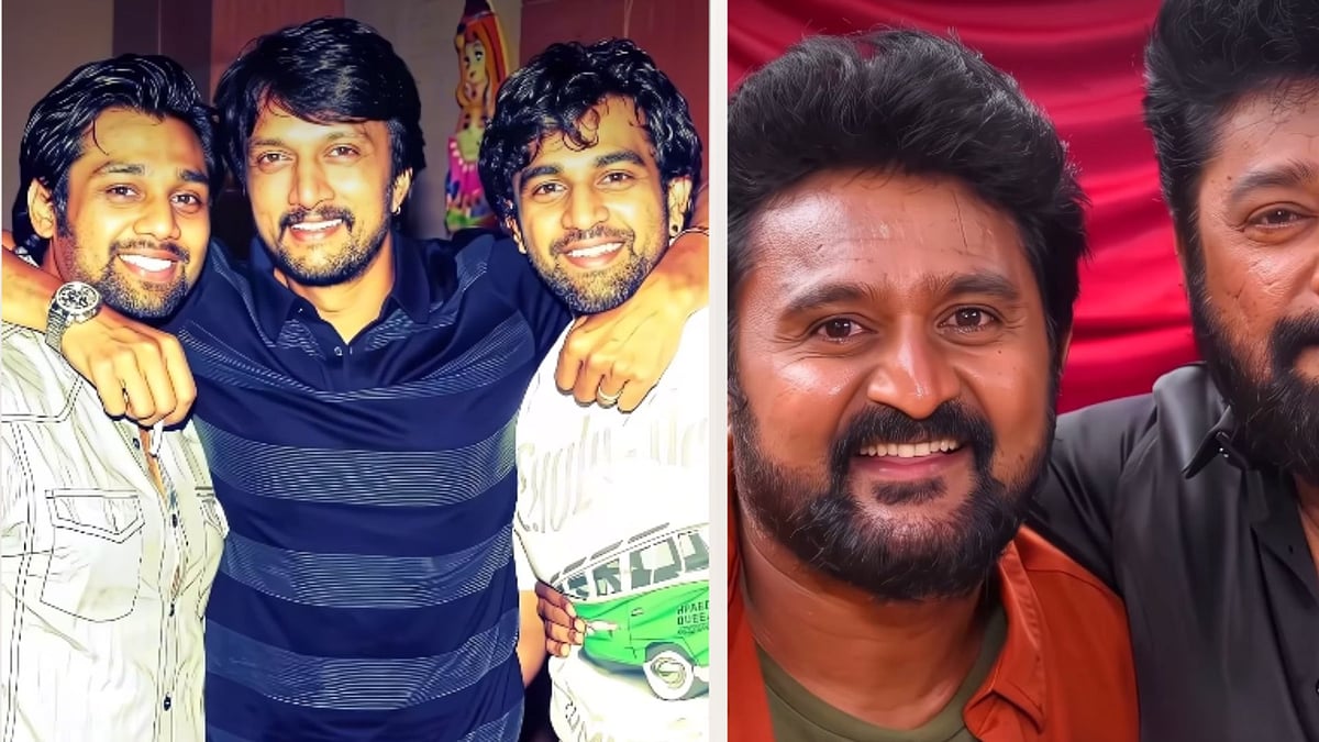 ಚಂದನವನದ ಪ್ರಮುಖ ನಟರ ಫೋಟೊ ಹಂಚಿಕೊಂಡ ಧ್ರುವ: ಗಮನಸೆಳೆದ ದರ್ಶನ್–ದಿನಕರ್ ಚಿತ್ರ