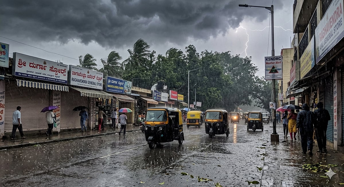 ರಾಜ್ಯದಾದ್ಯಂತ ಮಧ್ಯಾಹ್ನದ ನಂತರ ಅಲ್ಲಲ್ಲಿ ಗುಡುಗು, ಗಾಳಿ ಸಹಿತ ಮಳೆ ಸಾಧ್ಯತೆ