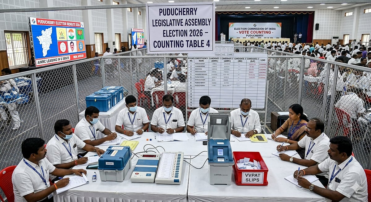 Puducherry Results: ಪುದುಚೆರಿಯಲ್ಲಿ ಗೆಲುವಿನ ಖಾತೆ ತೆರೆದ ಎನ್‌ಡಿಎ