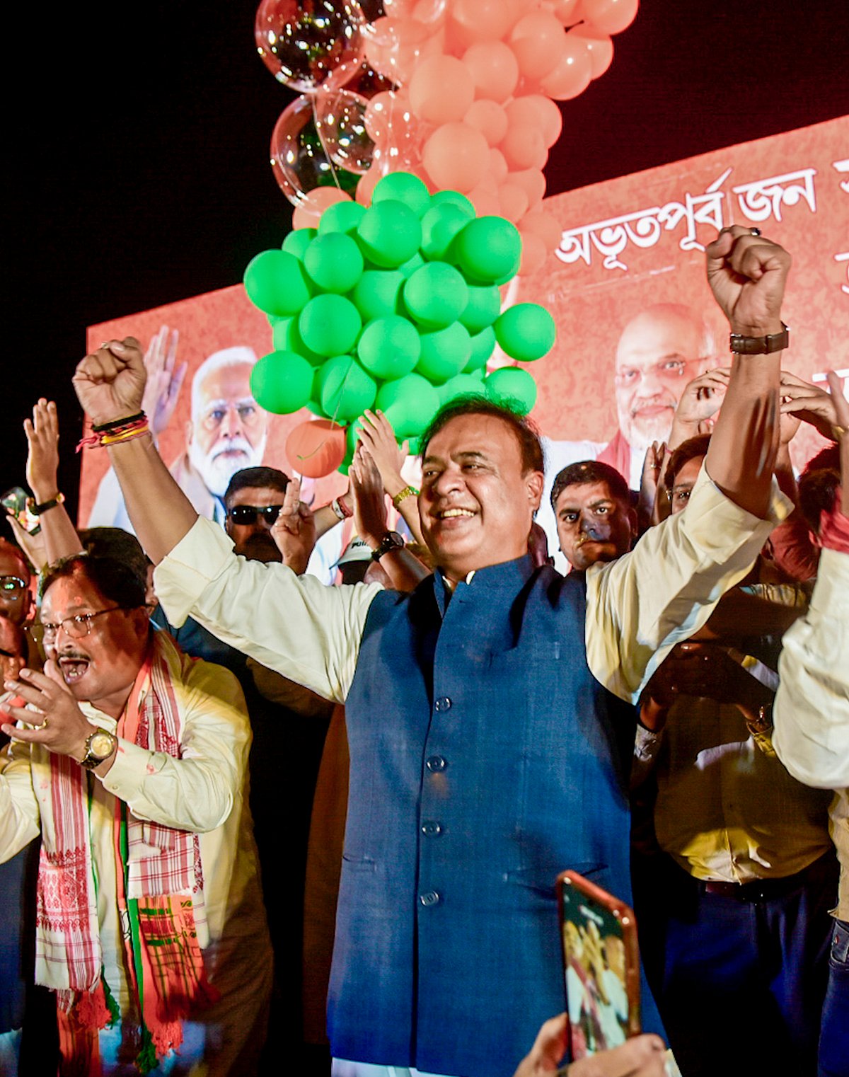 ಅಸ್ಸಾಂನಲ್ಲಿ ಎನ್‌ಡಿಎ ಹ್ಯಾಟ್ರಿಗ್‌ ಗೆಲುವು: ಹಿಮಂತ ‘ನಾಯಕತ್ವ’ಕ್ಕೆ ಅನುಮೋದನೆ