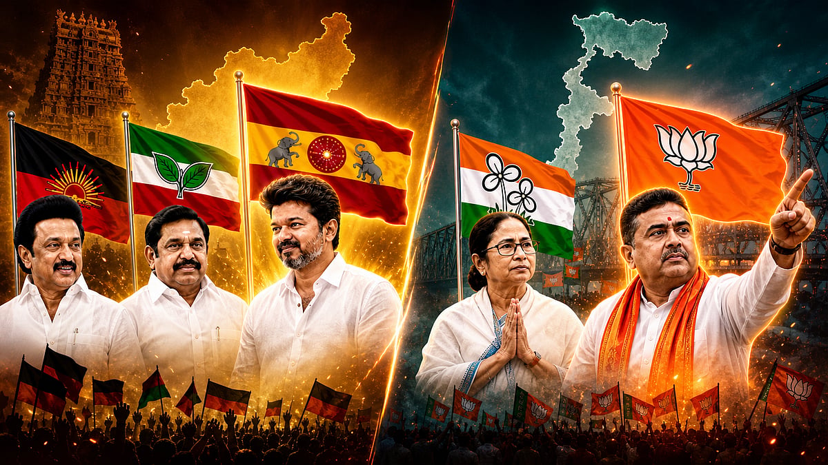 ಬಂಗಾಳದಲ್ಲಿ ಕೇವಲ ಶೇ 5 ಮತಗಳಿಂದ 125 ಸ್ಥಾನಗಳ ಅಂತರ: ತಮಿಳುನಾಡಿನ ಕಥೆಯೇನು?