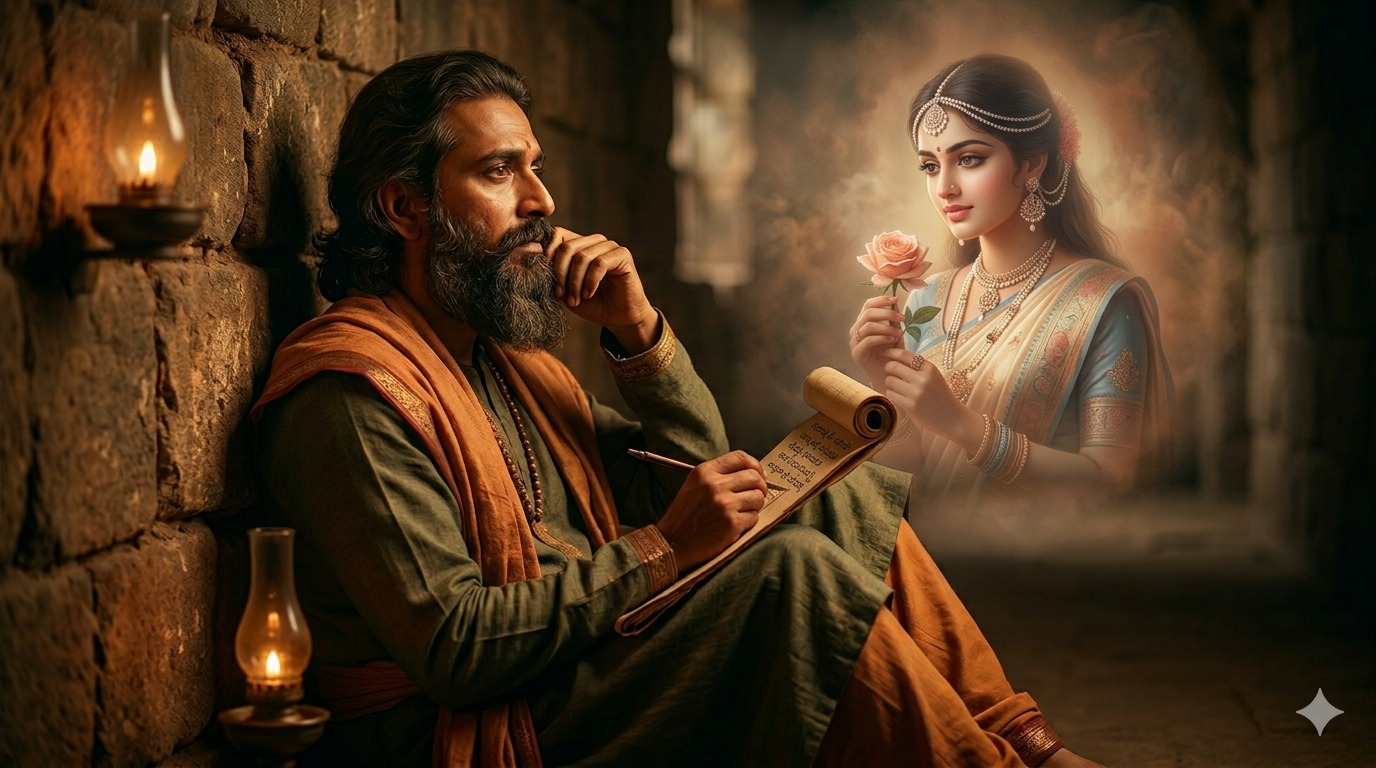 ಕಾಶ್ಮೀರದಿಂದ ಕರುನಾಡಿಗೆ ಬಂದು ರಾಜನ ಮಗಳನ್ನೇ ಕದ್ದು ಸೇರಿದ ಕವಿಯ ನೆನಪು !