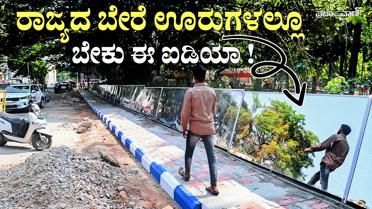 ಮೈಸೂರು: ಫಲಕ, ದಂಡಕ್ಕೂ ಬಗ್ಗದವರಿಗೆ ಕನ್ನಡಿಯ ಪಾಠ