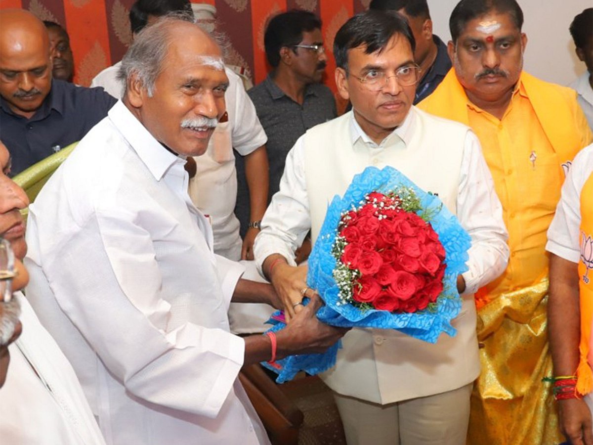 ಪುದುಚೆರಿ: ಎನ್‌ಡಿಎ ಶಾಸಕಾಂಗ ಪಕ್ಷದ ನಾಯಕನಾಗಿ ಎನ್.ರಂಗಸಾಮಿ ಮರು ಆಯ್ಕೆ