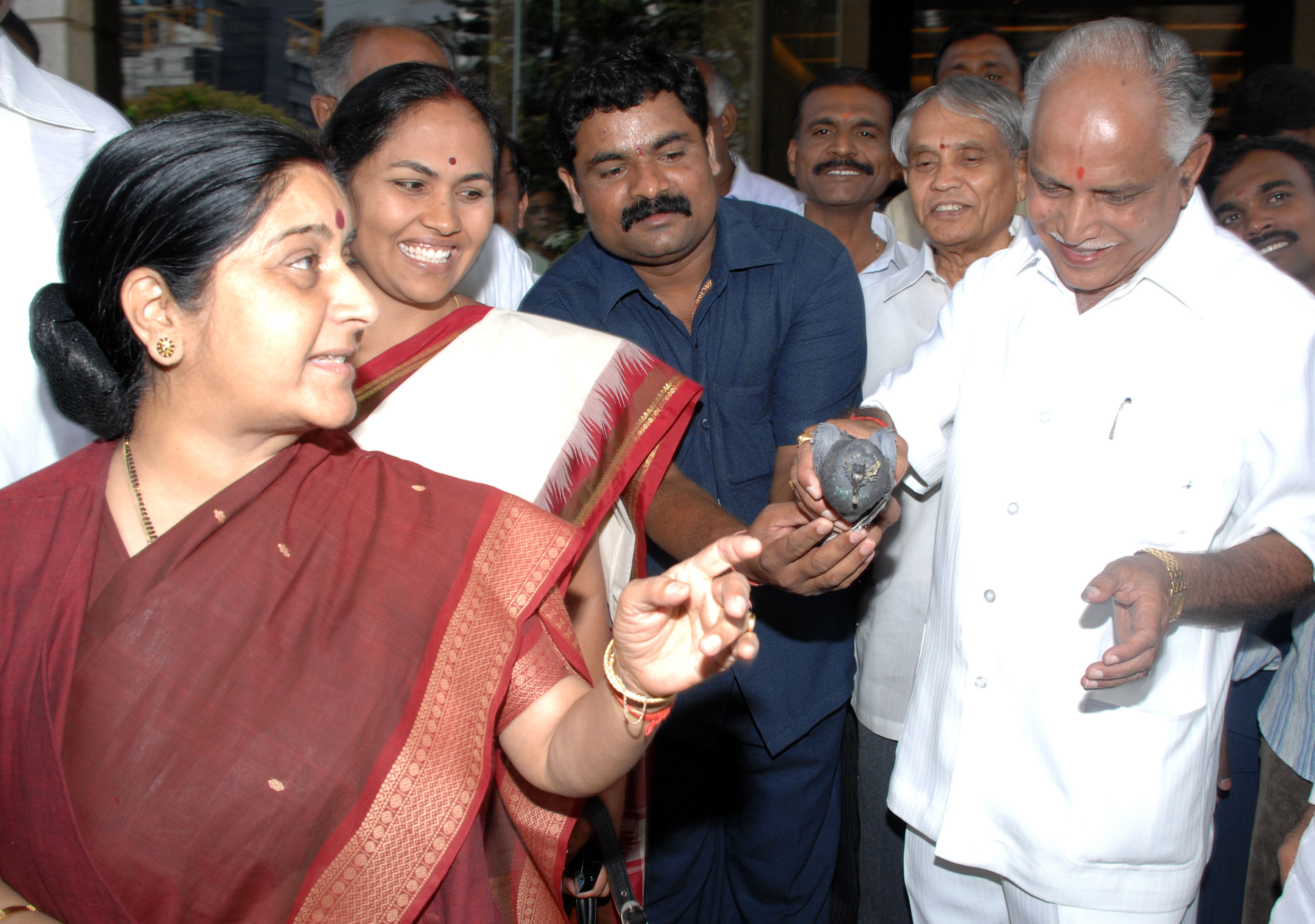 ಸುಷ್ಮಾ ಸ್ವರಾಜ್‌ ಅವರೊಂದಿಗೆ