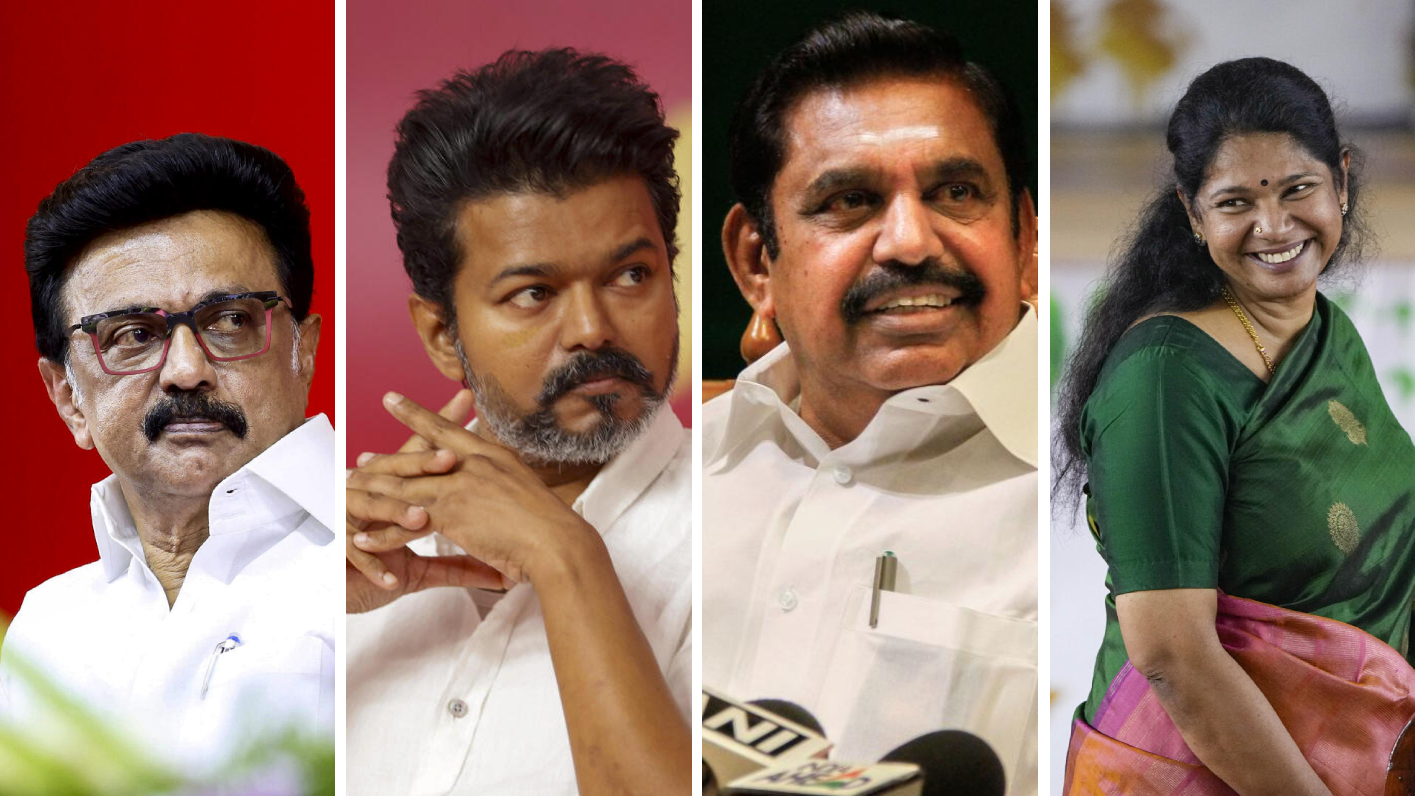 ದಳಪತಿಯನ್ನು ಹೊರಗಿಡಲು ಪ್ರಯತ್ನಿಸಿದವೇ DMK–AIADMK? ಟ್ವಿಸ್ಟ್ ಕೊಟ್ಟ ಕನಿಮೋಳಿ