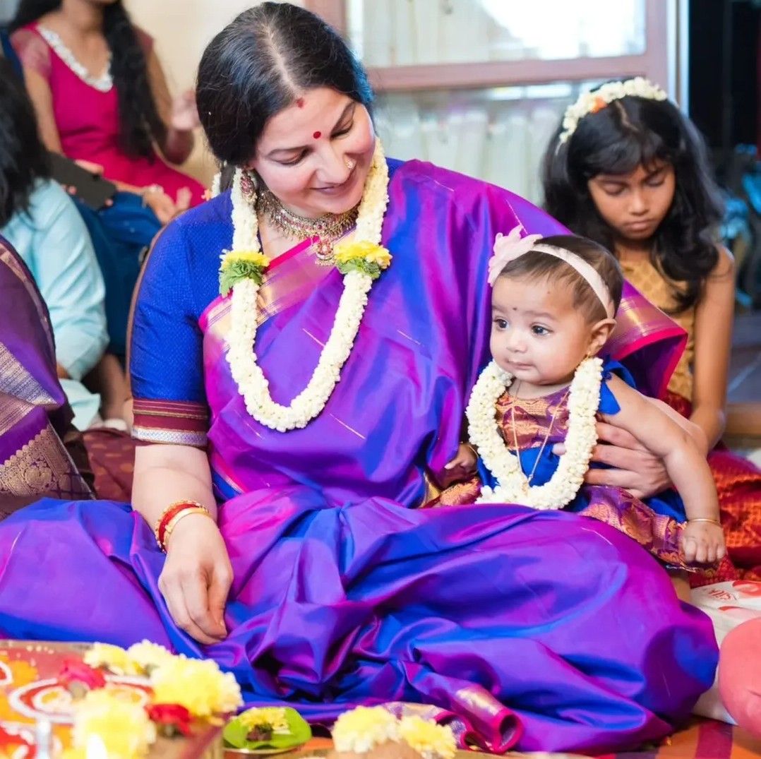 ಮಗಳು ರುಕ್ಮಿಣಿಯೊಂದಿಗೆ ಭಾವನಾ ರಾಮಣ್ಣ