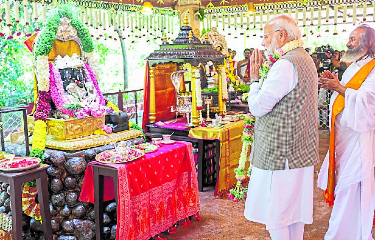 ಆಧ್ಯಾತ್ಮಿಕ ಪರಂಪರೆ ಪೊರೆಯುತ್ತಿರುವ ಬೆಂಗಳೂರು: ಪ್ರಧಾನಿ ನರೇಂದ್ರ ಮೋದಿ