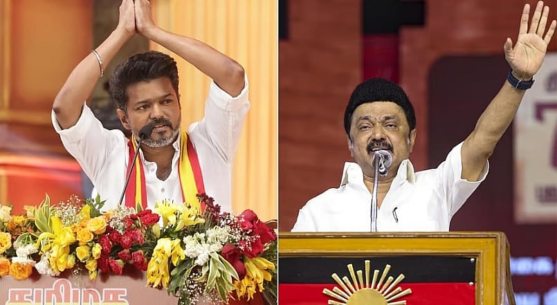 ಸಿಎಂ ಆಗಿ ಅಧಿಕಾರವಹಿಸಿಕೊಂಡ ಮರುದಿನವೇ ಮಾಜಿ ಸಿಎಂ ಸ್ಟಾಲಿನ್ ಭೇಟಿಯಾದ ವಿಜಯ್