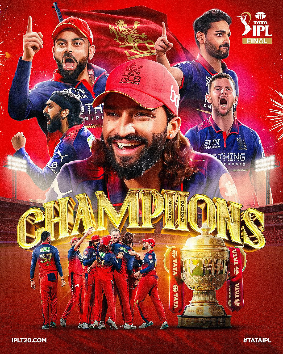 GT ವಿರುದ್ಧ ಗೆದ್ದು ದಾಖಲೆ ಬರೆದ RCB: ಧೋನಿ, ರೋಹಿತ್ ಸಾಲಿಗೆ ಸೇರಿದ ಪಾಟಿದಾರ್