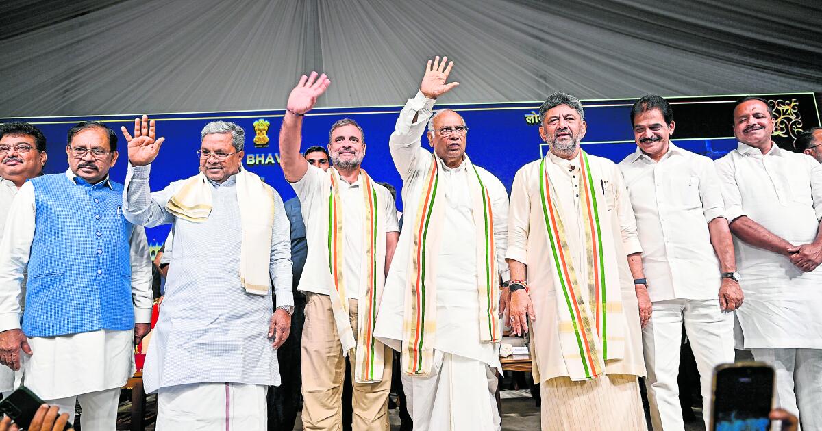 13 ಸಚಿವರ ‘ಡಿಕೆ ಸರ್ಕಾರ’: ಪರಮೇಶ್ವರ ಡಿಸಿಎಂ, ಸ್ತ್ರೀಶಕ್ತಿ ಇಲ್ಲದ ಸಂಪುಟ