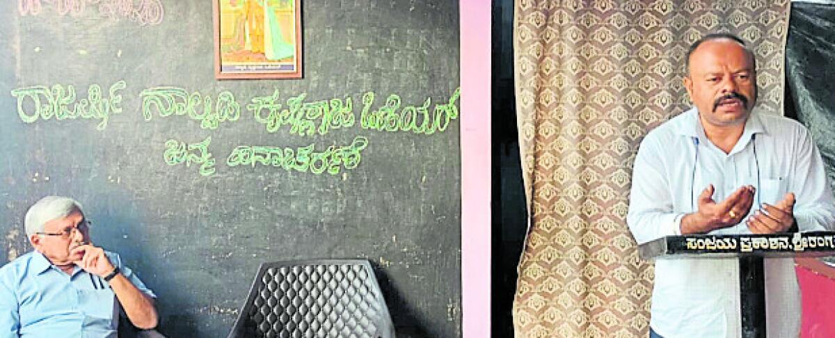 'ಇಂತಹದ್ದೇ ಖಾತೆ ಕೇಳುವುದು ಸರಿಯಲ್ಲ' - ಎಂ.ಬಿ. ನಾಗಣ್ಣಗೌಡ