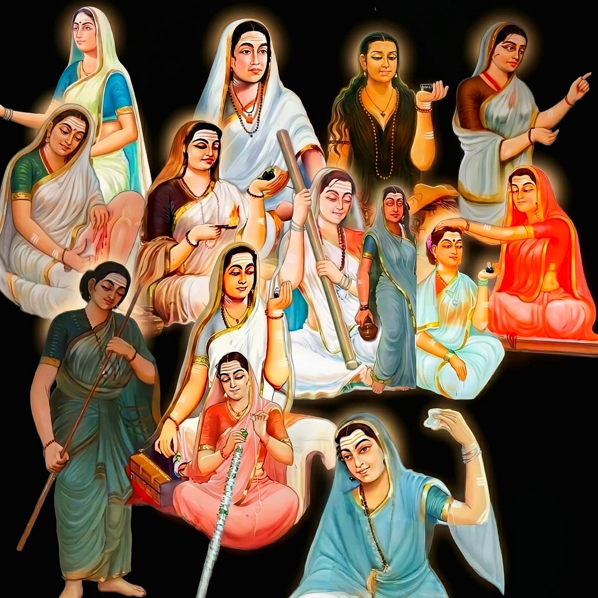 ಪ್ರಥಮ ಸ್ತ್ರೀ ಸ್ವಾತಂತ್ರ್ಯ, ಅನುಭವ ಮಂಟಪದ ಶಿವಶರಣೆಯರು