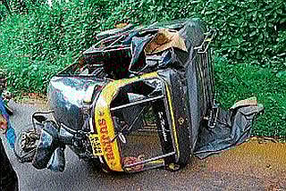 ಮರ ಬಿದ್ದು ರಿಕ್ಷಾ ಚಾಲಕನ ತಲೆಗೆ ಗಾಯ