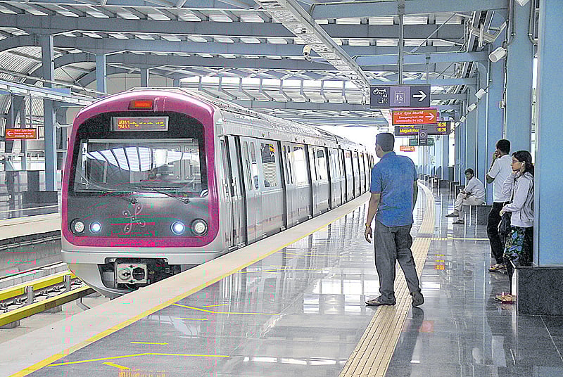 ಬೆಂಗಳೂರು: ಬೈಯಪ್ಪನಹಳ್ಳಿ ಮೆಟ್ರೊ ನಿಲ್ದಾಣದಲ್ಲಿ ಪಾರ್ಕಿಂಗ್‌ಗೆ ಬೀಗ