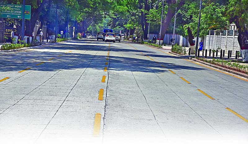 ಮಾಸ್ಕ್‌ ರಸ್ತೆಯಲ್ಲಿ ವೈಟ್‌ ಟಾಪಿಂಗ್‌ ಕಾಮಗಾರಿ: ವಾಹನ ಸಂಚಾರ ನಿರ್ಬಂಧ