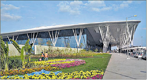 ದೇವನಹಳ್ಳಿ | ಟರ್ಮಿನಲ್‌–2ರಲ್ಲಿ 131 ಅಡಿ ಎತ್ತರದ ಜೋಡಿ ವೀಕ್ಷಣಾ ಗೋಪುರ ನಿರ್ಮಾಣ