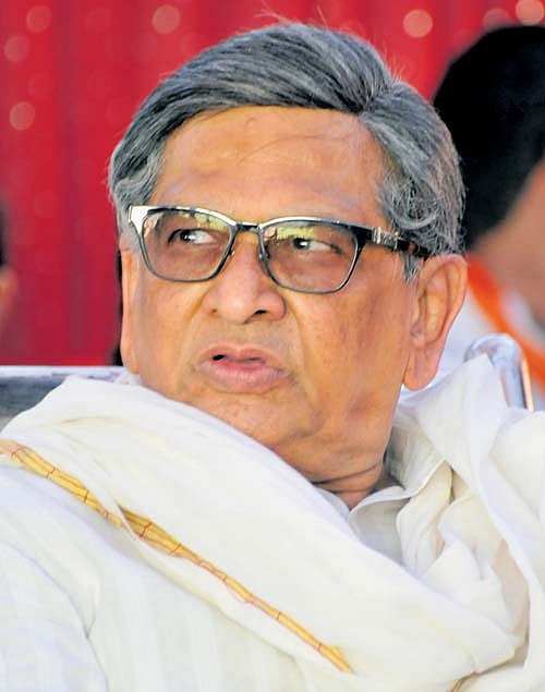 ಮಾಜಿ ಮುಖ್ಯಮಂತ್ರಿ ಎಸ್‌.ಎಂ.ಕೃಷ್ಣ ಆಸ್ಪತ್ರೆಗೆ ದಾಖಲು