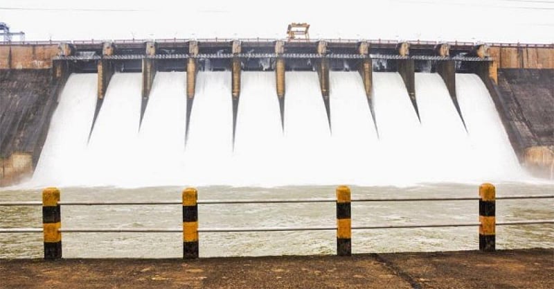 ಹಿಡಕಲ್‌ ಜಲಾಶಯ: ಎರಡೇ ದಿನಗಳಲ್ಲಿ ನೀರು ಐದೂವರೆ ಅಡಿ ಏರಿಕೆ