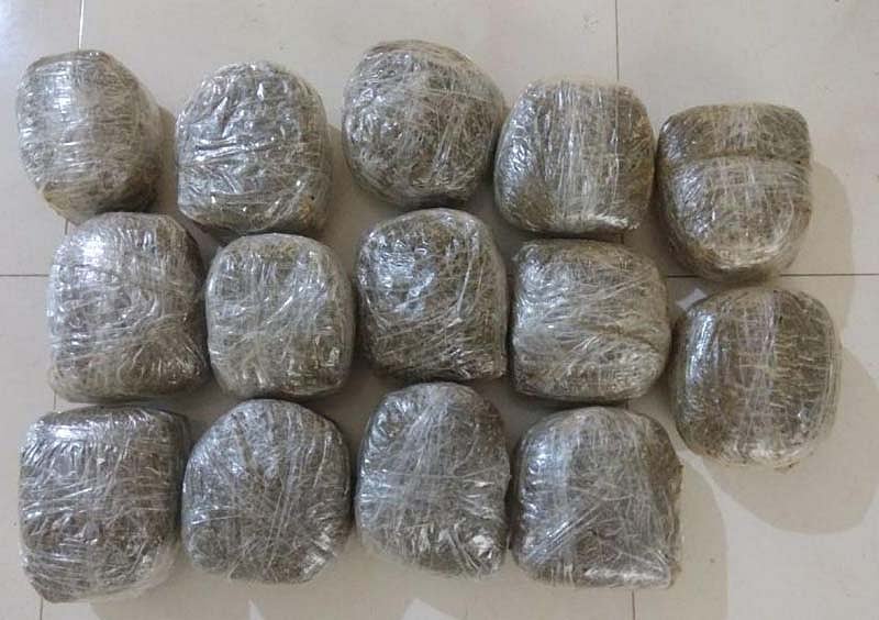 ಹುಬ್ಬಳ್ಳಿ | ರೈಲಿನಲ್ಲಿ 9.3 ಕೆ.ಜಿ. ಗಾಂಜಾ ಪತ್ತೆ