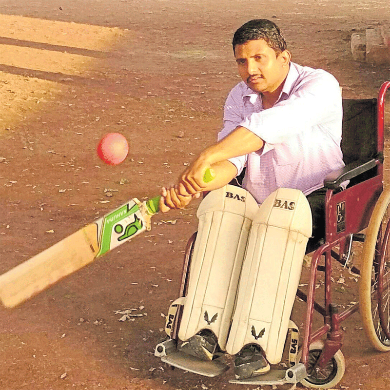 ವ್ಹೀಲ್ ಚೇರ್ ಕ್ರಿಕೆಟ್ ಸಾಧಕ 