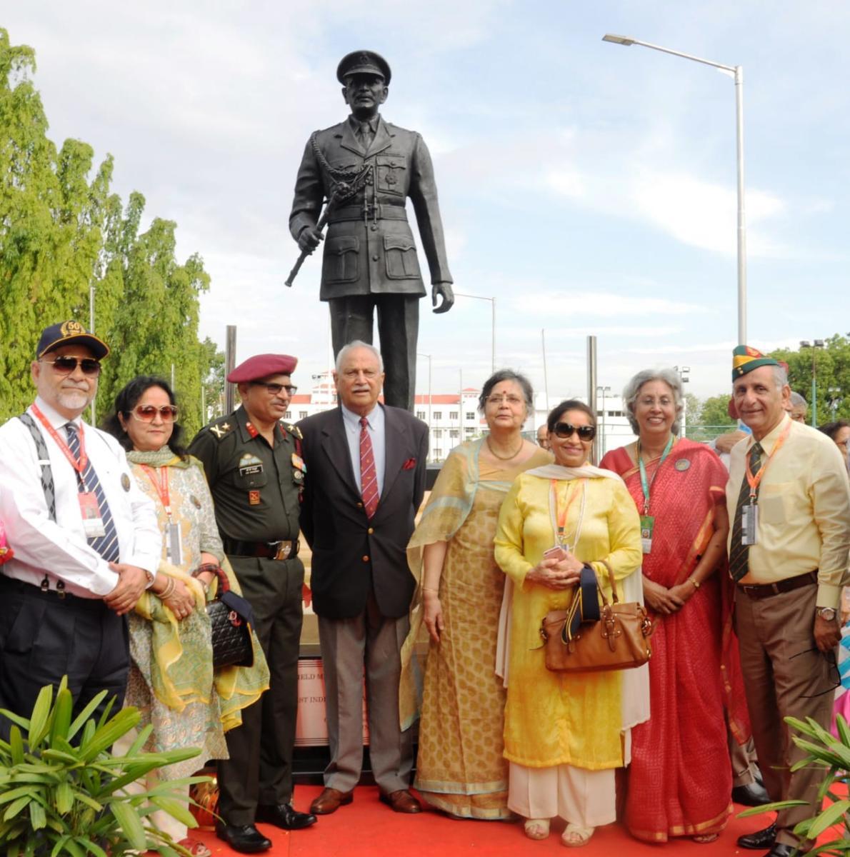 ಚೆನ್ನೈನಲ್ಲಿ ಫೀಲ್ಡ್‌ ಮಾರ್ಷಲ್‌ ಕಾರ್ಯಪ್ಪ ಪ್ರತಿಮೆ ಅನಾವರಣ