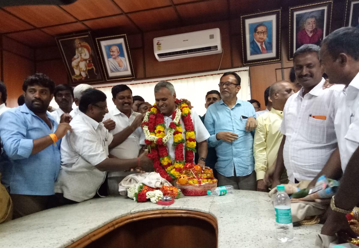 ಕೋಚಿಮುಲ್‌ ಅಧ್ಯಕ್ಷಗಾದಿ: ನಂಜೇಗೌಡ ಅವಿರೋಧ ಆಯ್ಕೆ