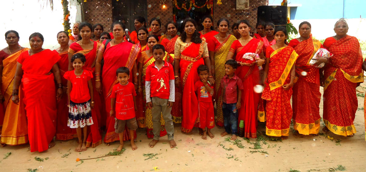 ಓಂ ಶಕ್ತಿ ದೇವಾಲಯದಲ್ಲಿ ಗಂಜಿಪೂಜೆ