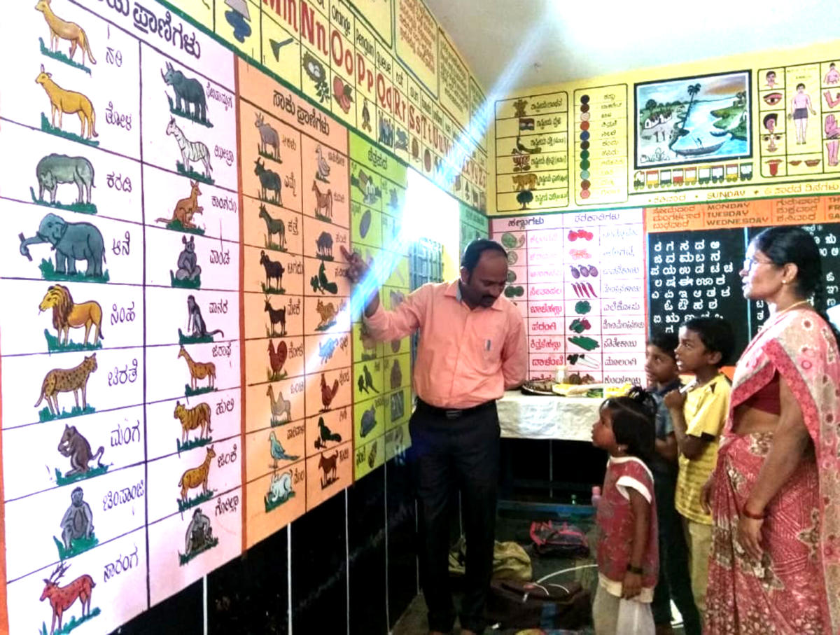 ನಲಿ–ಕಲಿ ಪರಿಣಾಮಕಾರಿ ಅನುಷ್ಠಾನ: ಎ.ಕೆ.ಶಾಲೆ ಹೂವಿನಹಡಗಲಿ ತಾಲ್ಲೂಕಿಗೆ ಮಾದರಿ