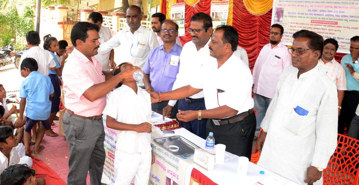 ಆನೆಕಾಲು ರೋಗ ನಿಯಂತ್ರಣ:  12,45,250 ಜನರಿಗೆ ಮಾತ್ರೆ ನುಂಗಿಸುವ ಗುರಿ