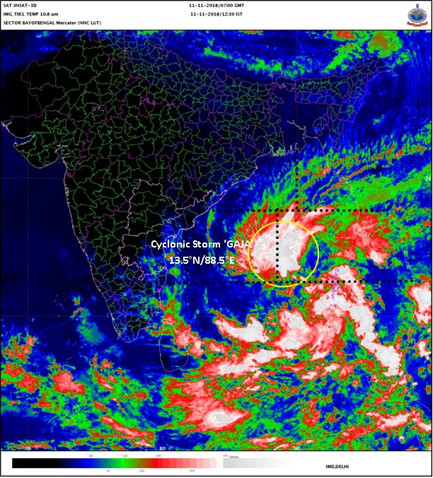 ಗಾಜಾ ಚಂಡಮಾರುತ ಅಪ್ಪಳಿಸುವ ಸಂಭವ