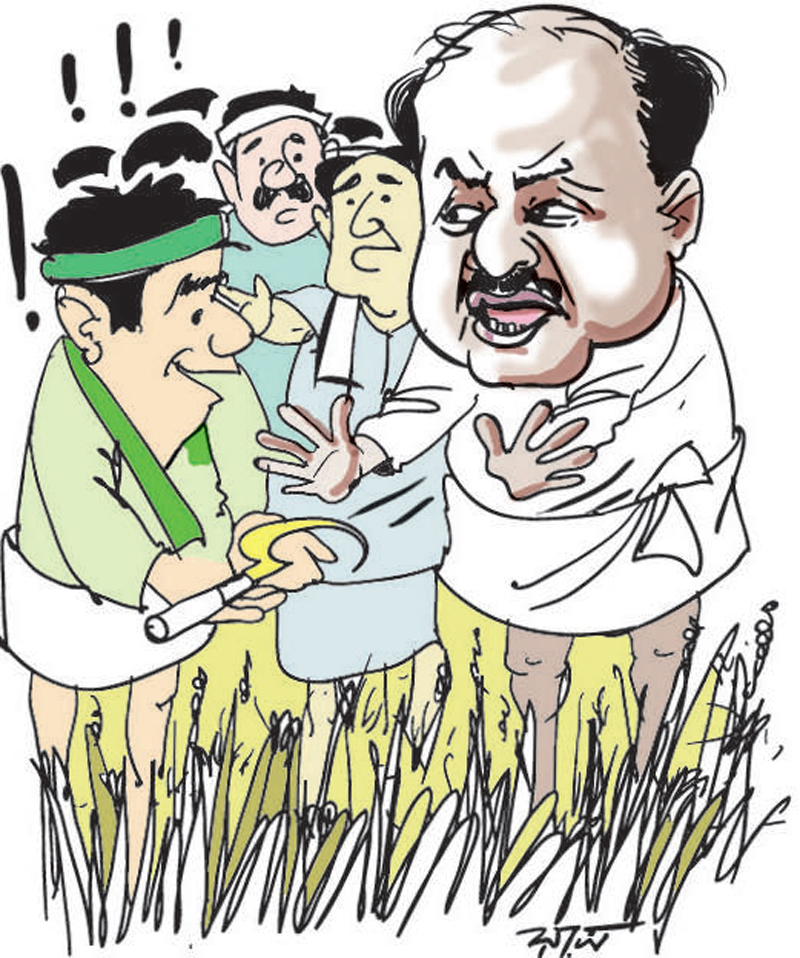 ಕಂಚಿನ ಕುಡುಗೋಲು ಮತ್ತು ಮುಖ್ಯಮಂತ್ರಿ!