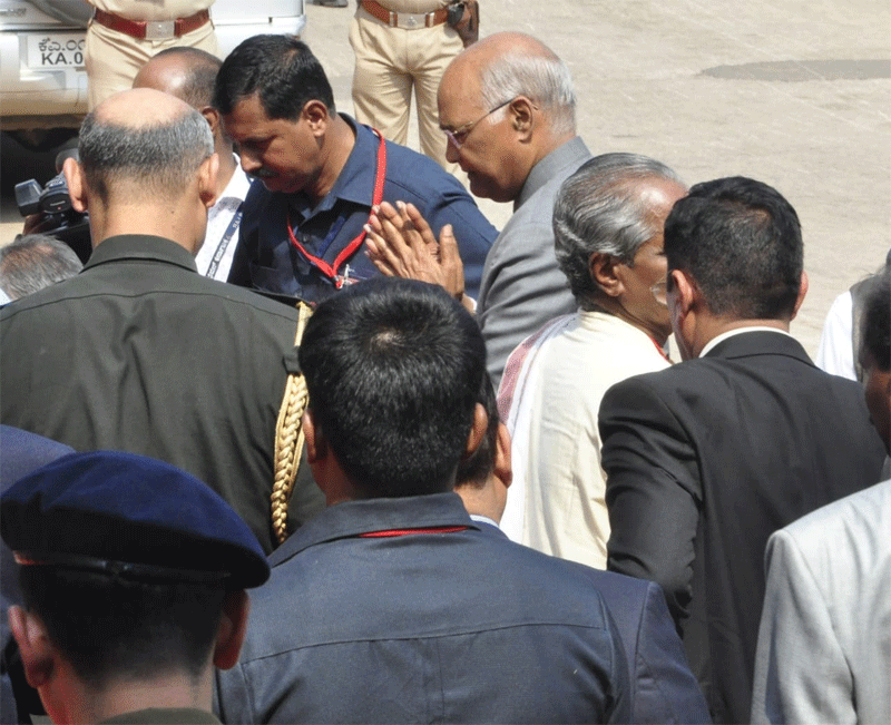 ಉಡುಪಿ: ಶ್ರೀಕೃಷ್ಣ ಮಠಕ್ಕೆ ರಾಷ್ಟ್ರಪತಿ ರಾಮನಾಥ ಕೋವಿಂದ್‌ ಭೇಟಿ