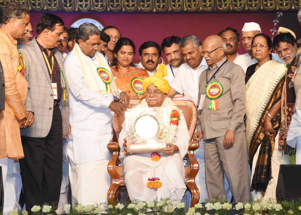 ಕನ್ನಡ ಭಾಷೆ ಬಡವಾಗಿಲ್ಲ: ಸಮ್ಮೇಳನಾಧ್ಯಕ್ಷ ಡಾ.ಚಂದ್ರಶೇಖರ ಕಂಬಾರ