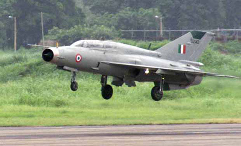 ರಾಜಸ್ಥಾನ: ‘ಮಿಗ್ 21’ ಯುದ್ಧ ವಿಮಾನ ಪತನ, ಪೈಲಟ್ ಸುರಕ್ಷಿತ