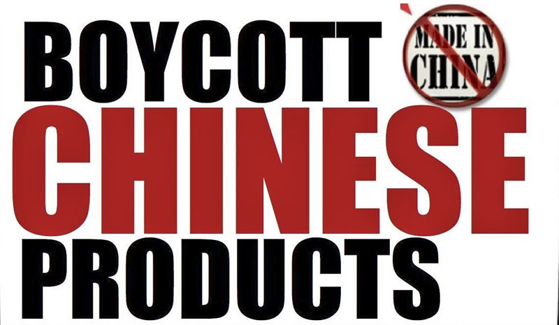 ’ಚೀನಾ ವಸ್ತುಗಳನ್ನು ಬಹಿಷ್ಕರಿಸಿ’ ಅಭಿಯಾನ; ಭಯೋತ್ಪಾದನೆ ಪೋಷಣೆಗೆ ಆಕ್ರೋಶ