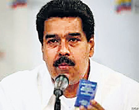 ವೆನಿಜುವೆಲಾದ ಅಧ್ಯಕ್ಷರಾಗಿ ನಿಕೋಲಸ್‌‍ ಮಡುರೊ ಪ್ರಮಾಣವಚನ ಸ್ವೀಕಾರ